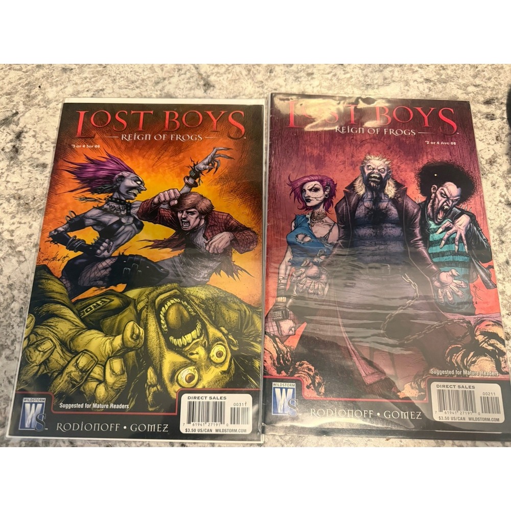 Lost Boys Reign of Frogs #2 #3 VF 2008 Wildstorm Comics